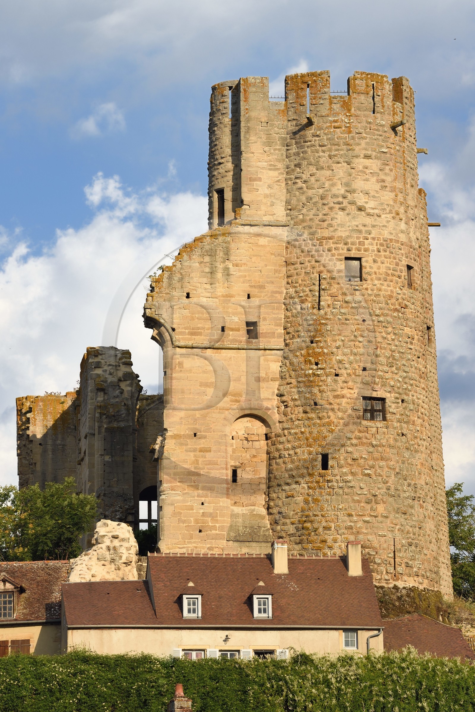 France, Allier (03), former province of Bourbonnais, the 13th century Bourbon l'Archambault castle