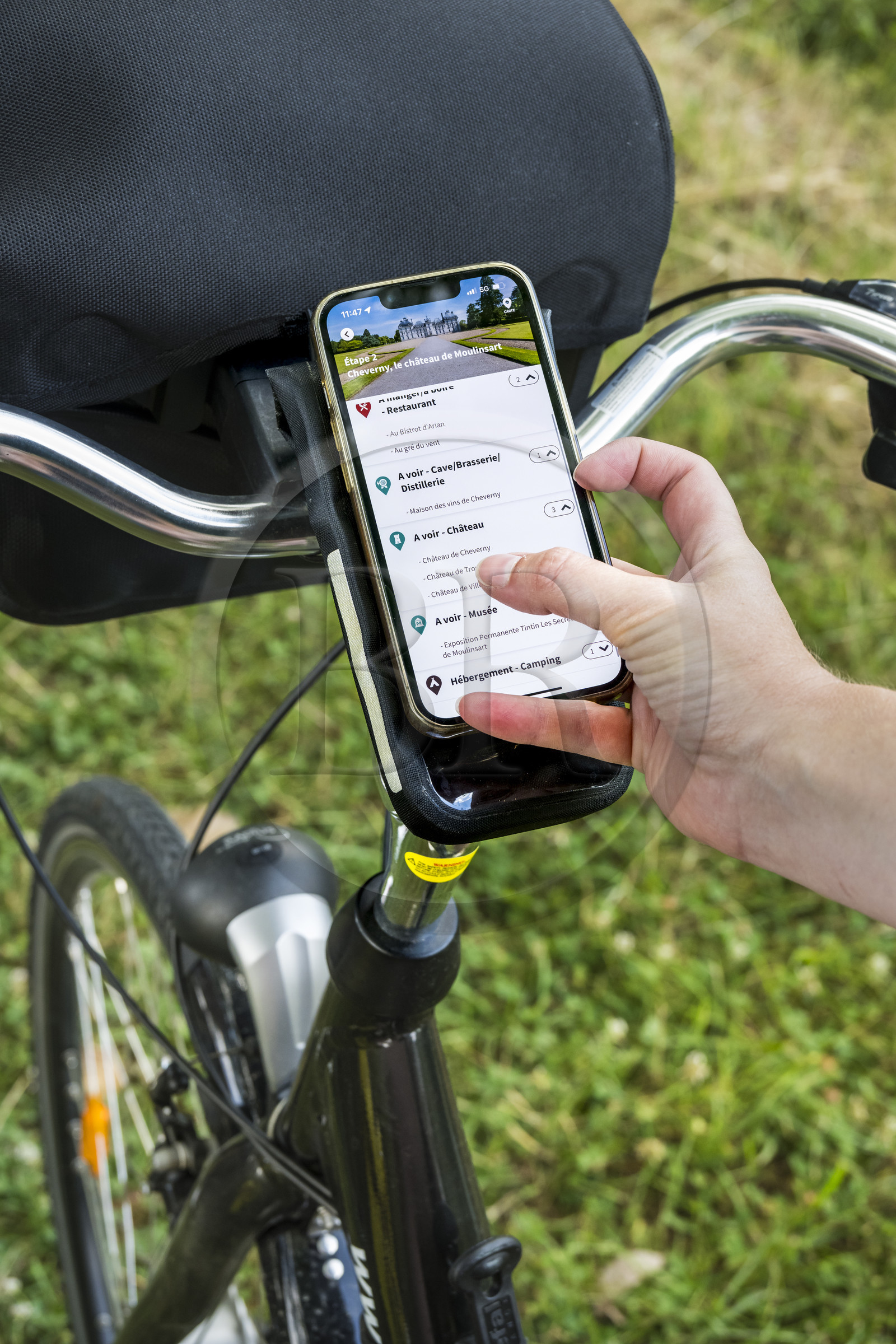 France, Deux-Sèvres, use of Nomade Aventure software