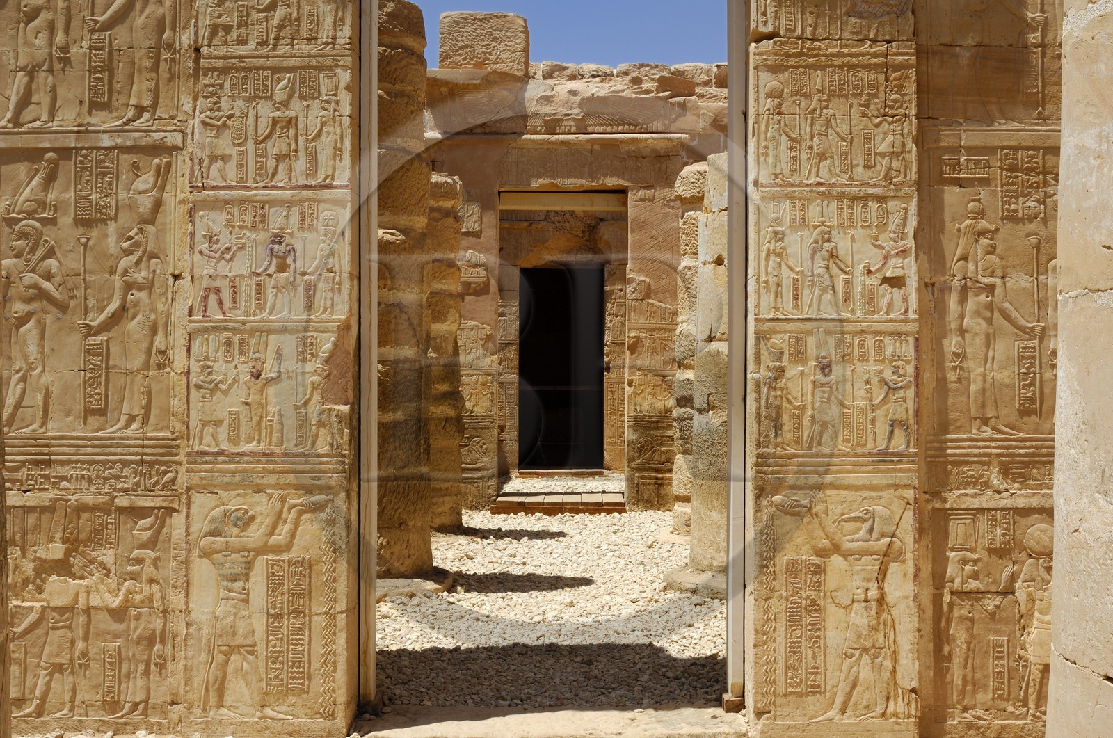 Egypt, Libyan Desert, Dakhla Oasis, Deir Al-Hagar temple