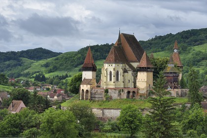 Roumanie, Transylvanie, Biertan, église fortifiée classée Patrimoine Mondial de l'UNESCO