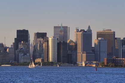 Etats-Unis, New York, pointe Sud de Manhattan, immeubles du Financial District
