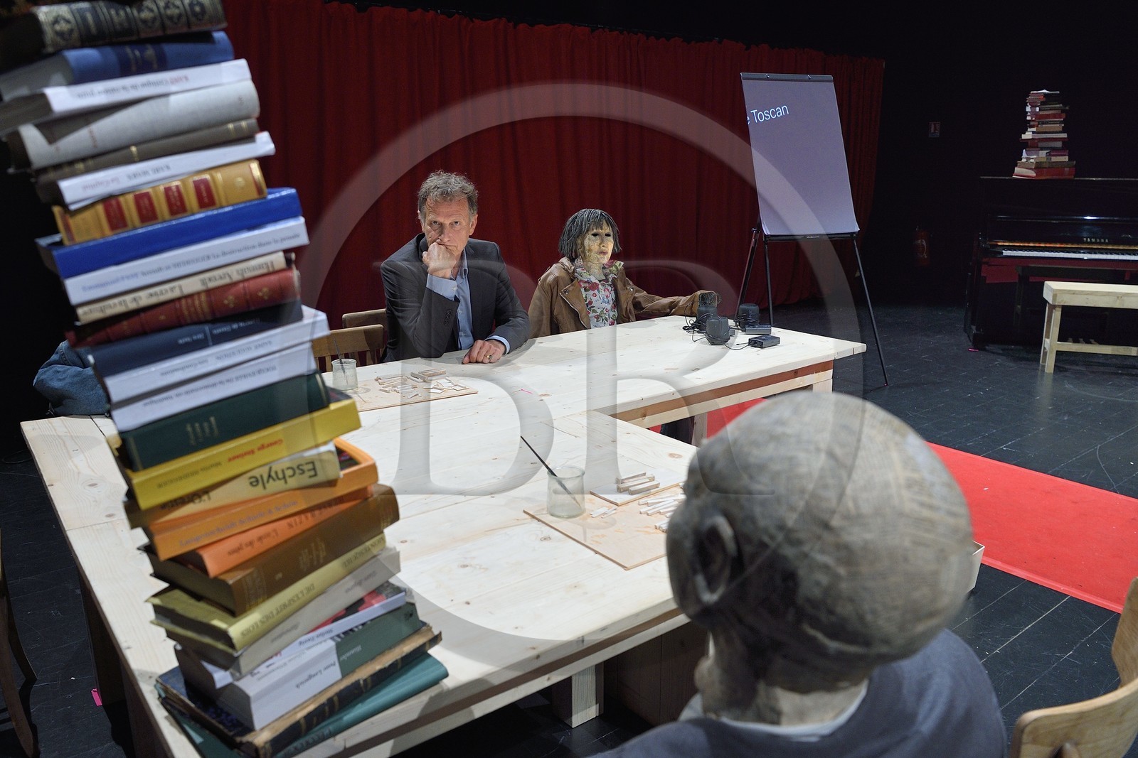 France, Var (83), Toulon, Théatre Liberté, l'acteur et metteur en scène Charles Berling aussi directeur du Théatre Liberté et de Châteauvallon-Liberté (scène nationale)