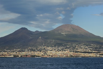 Italie, Campanie, la baie de Naples et le Vésuve