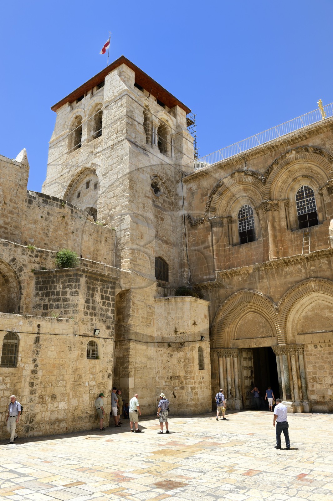 Israel, Jérusalem, ville sainte, vieille-ville classée Patrimoine Mondial de l'UNESCO, quartier chrétien,  église du Saint Sépulcre