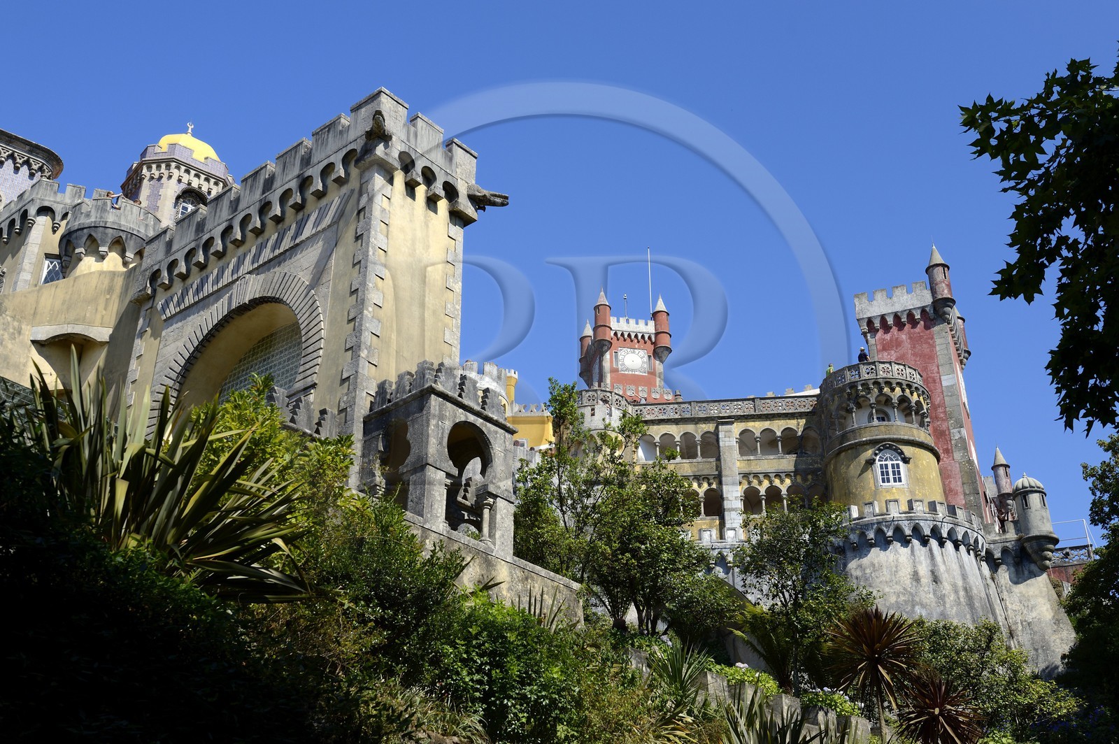 Portugal, région de Lisbonne, Sintra, le Palais national de Pena (Palacio Nacional da Pena), classé Patrimoine Mondial de l'UNESCO