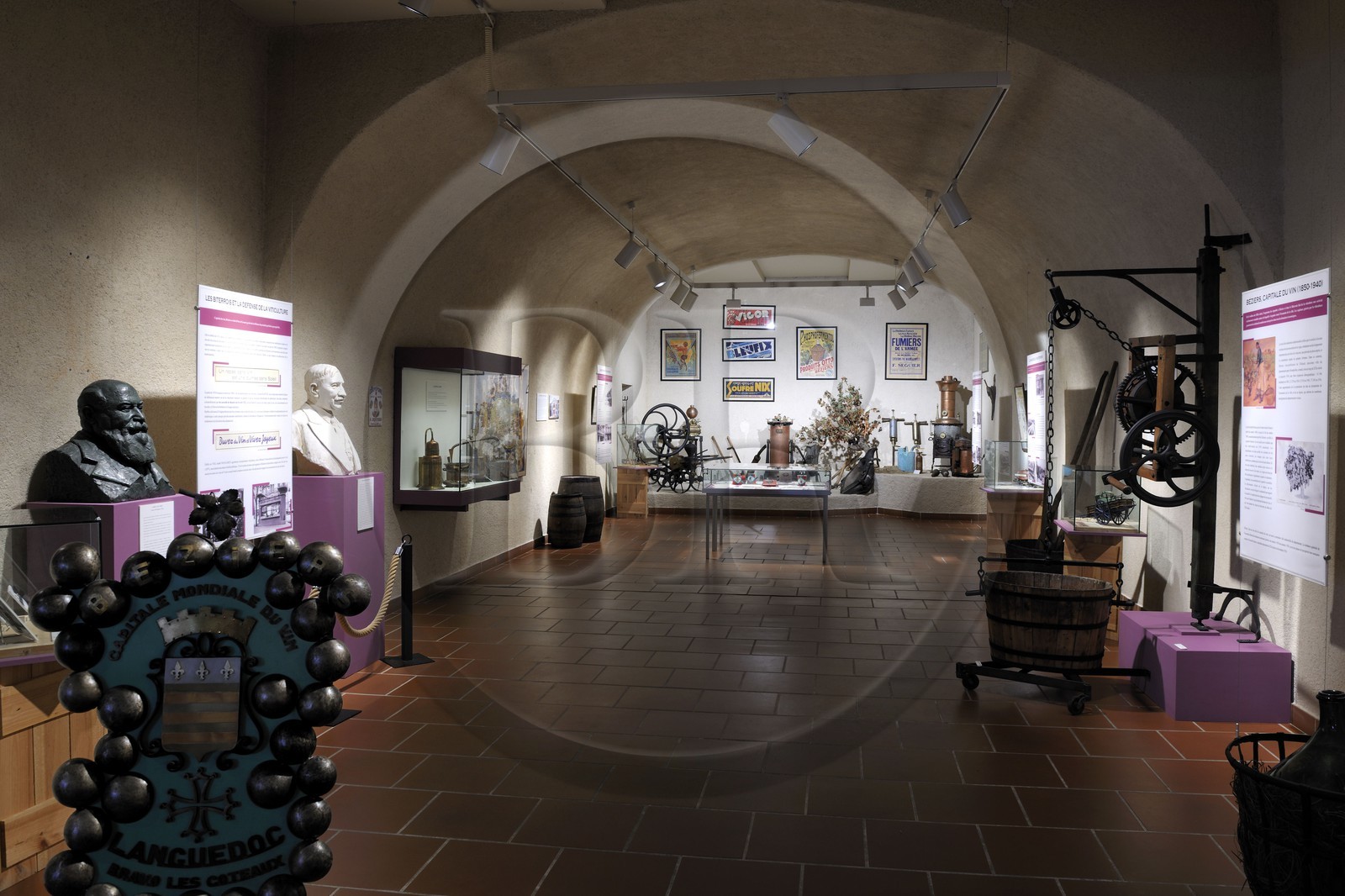 France, Hérault (34), Béziers, musée du Biterrois