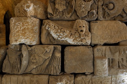 France, Aude (11), Narbonne, musée Lapidaire dans l’église désaffectée Notre Dame de Lamourguier