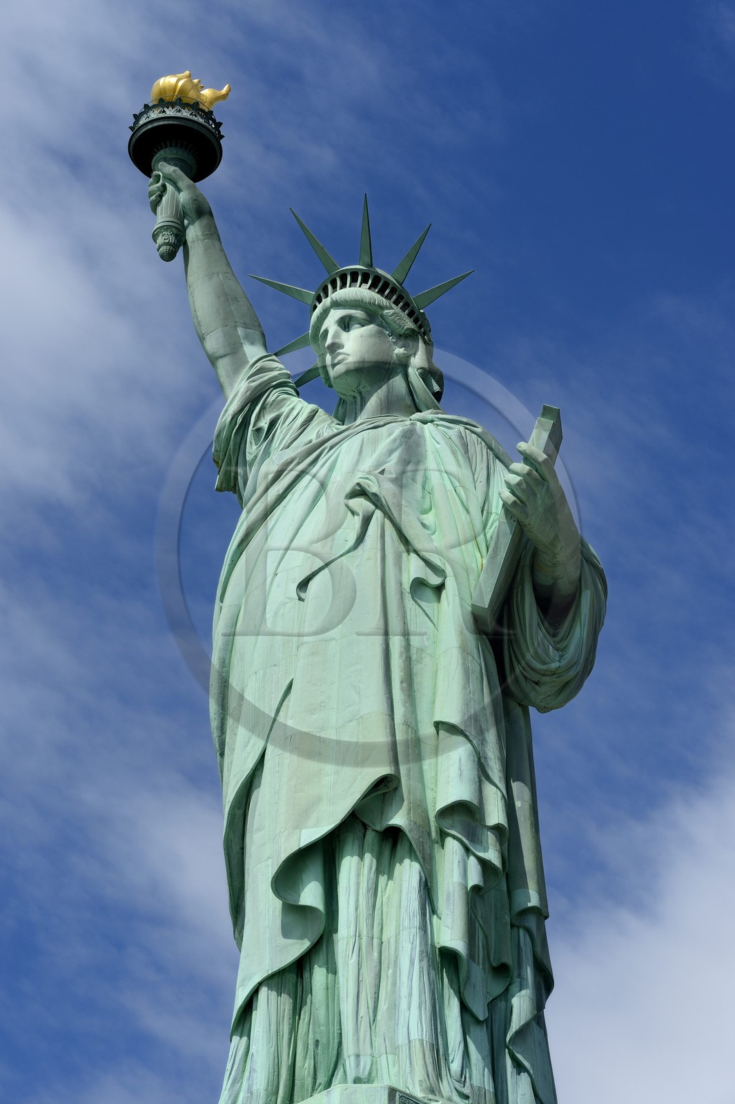 Etats-Unis, New York, Liberty Island, statue de la Liberté, classée Patrinoine Mondial de l'UNESCO