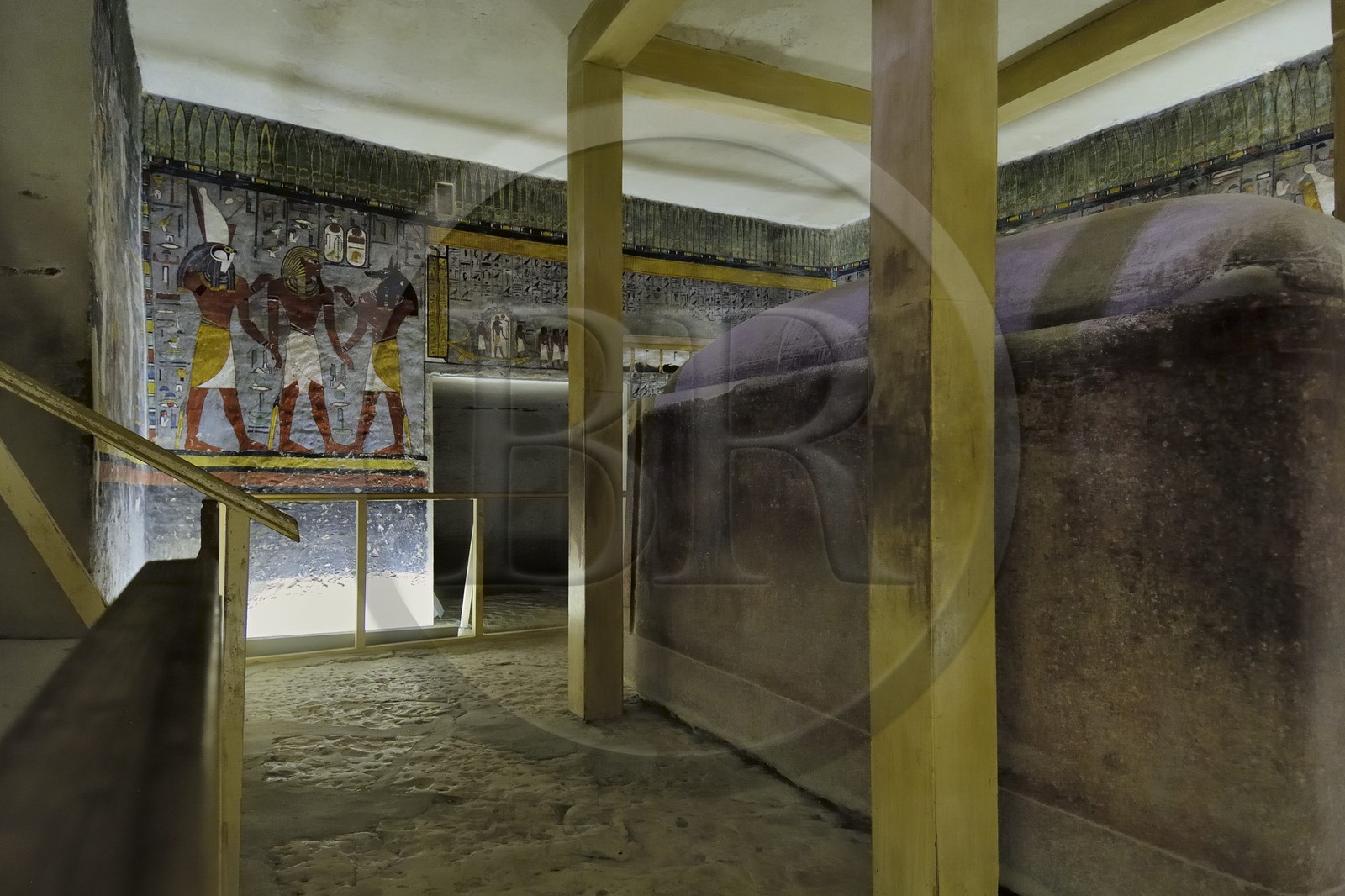 Egypte, Haute Egypte, vallée du Nil, environs de Louxor, nécropole thébaine classée Patrimoine Mondial de l'UNESCO, Thèbes Ouest, vallée des Rois, tombe de Ramses III