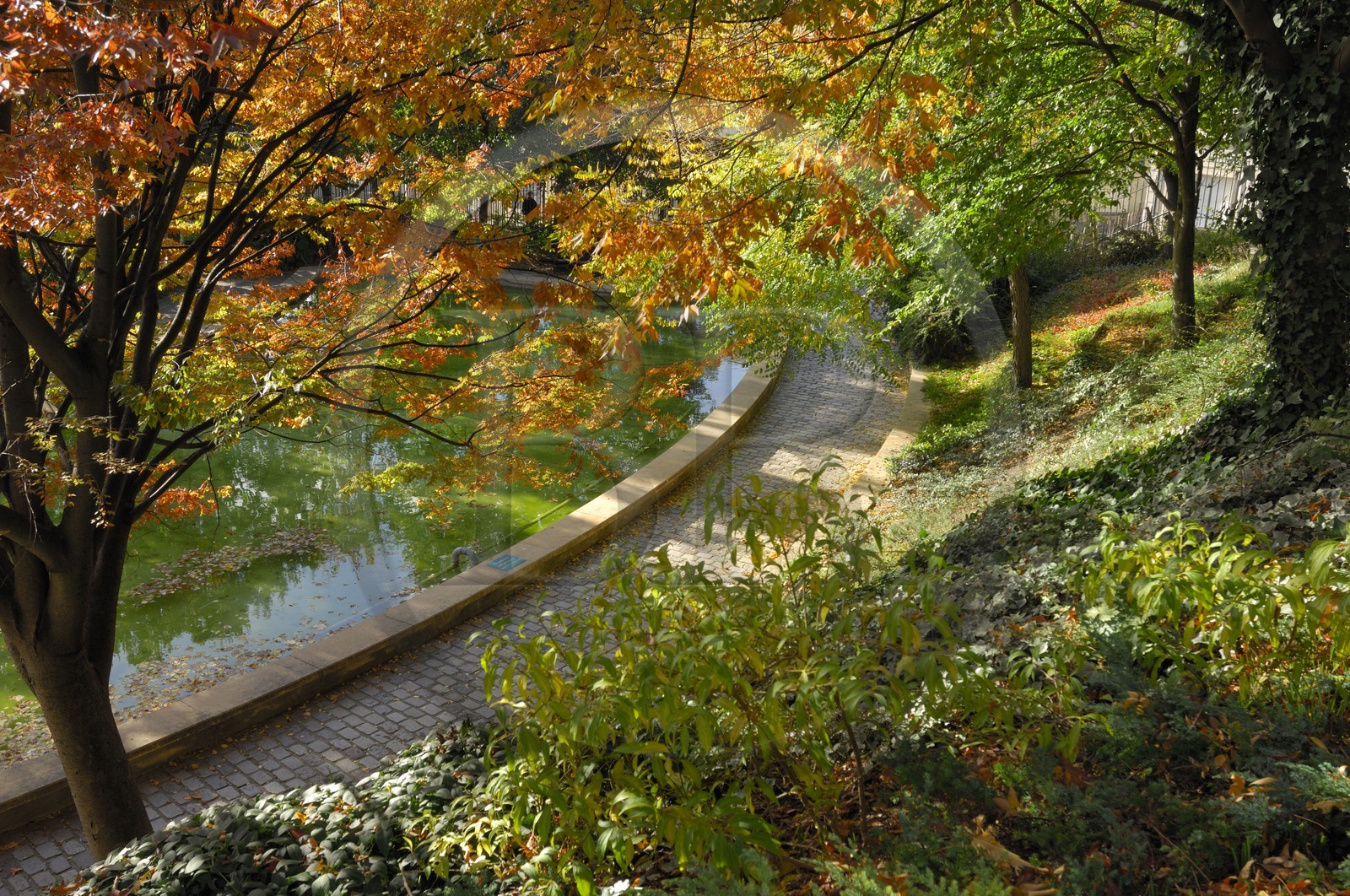 France, Paris, the Park of Belleville