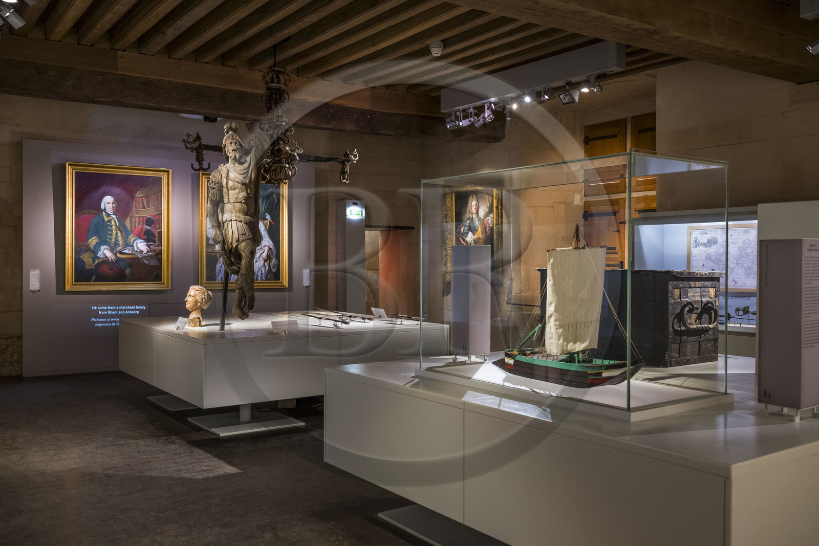 France, Loire-Atlantique (44), Nantes, quartier du Bouffay, le chateau des Ducs de Bretagne, Musée d'histoire de Nantes, salles consacrées à la traite négrière