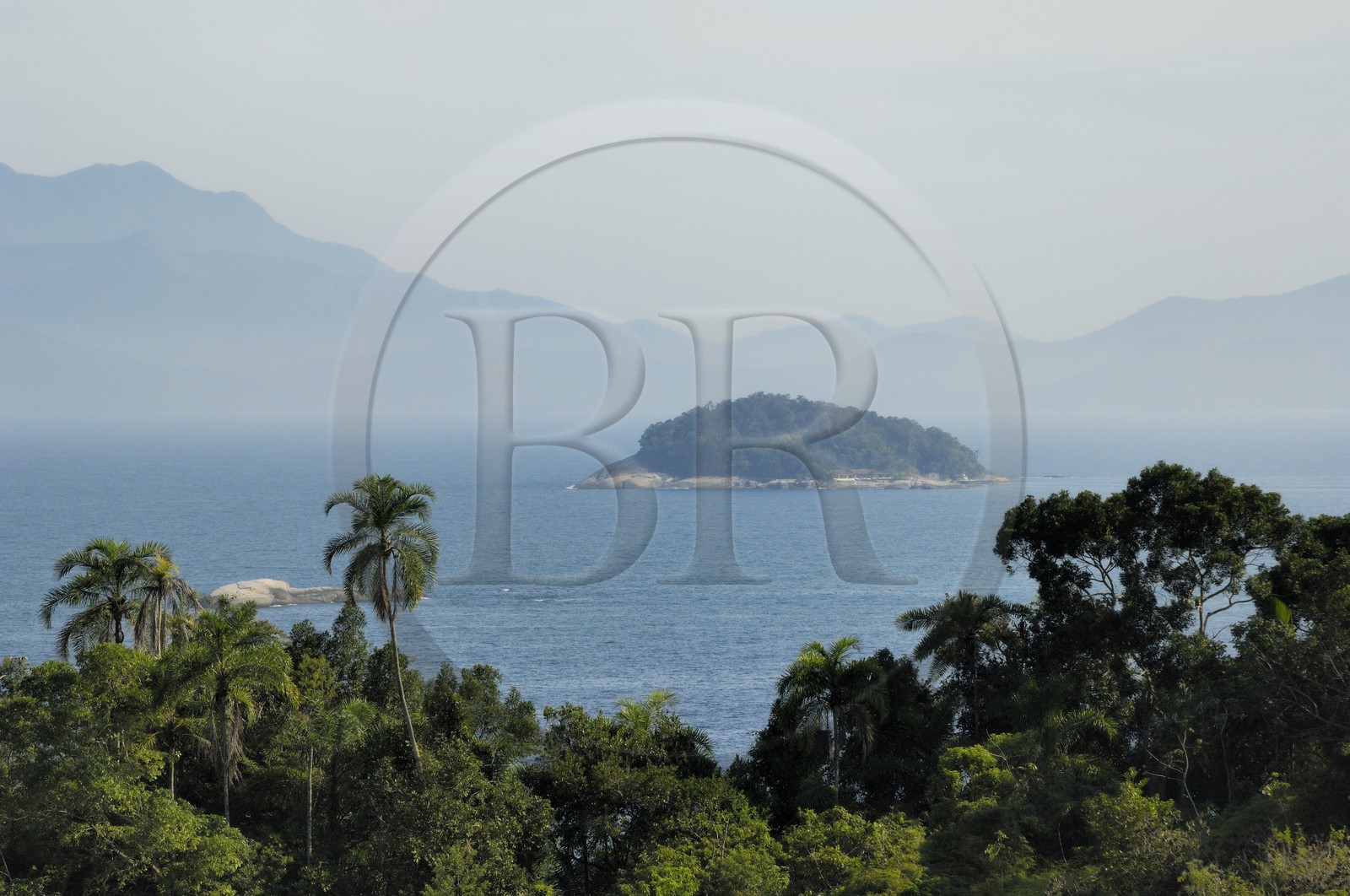 Brésil, Etat de Rio de Janeiro, baie de Paraty (Route de l'or, Estrada Real)