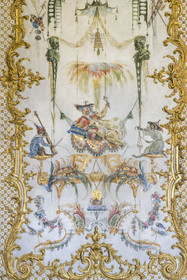 France, Oise, Chantilly, the castle of Chantilly, la Grande Singerie (the Great Monkey)