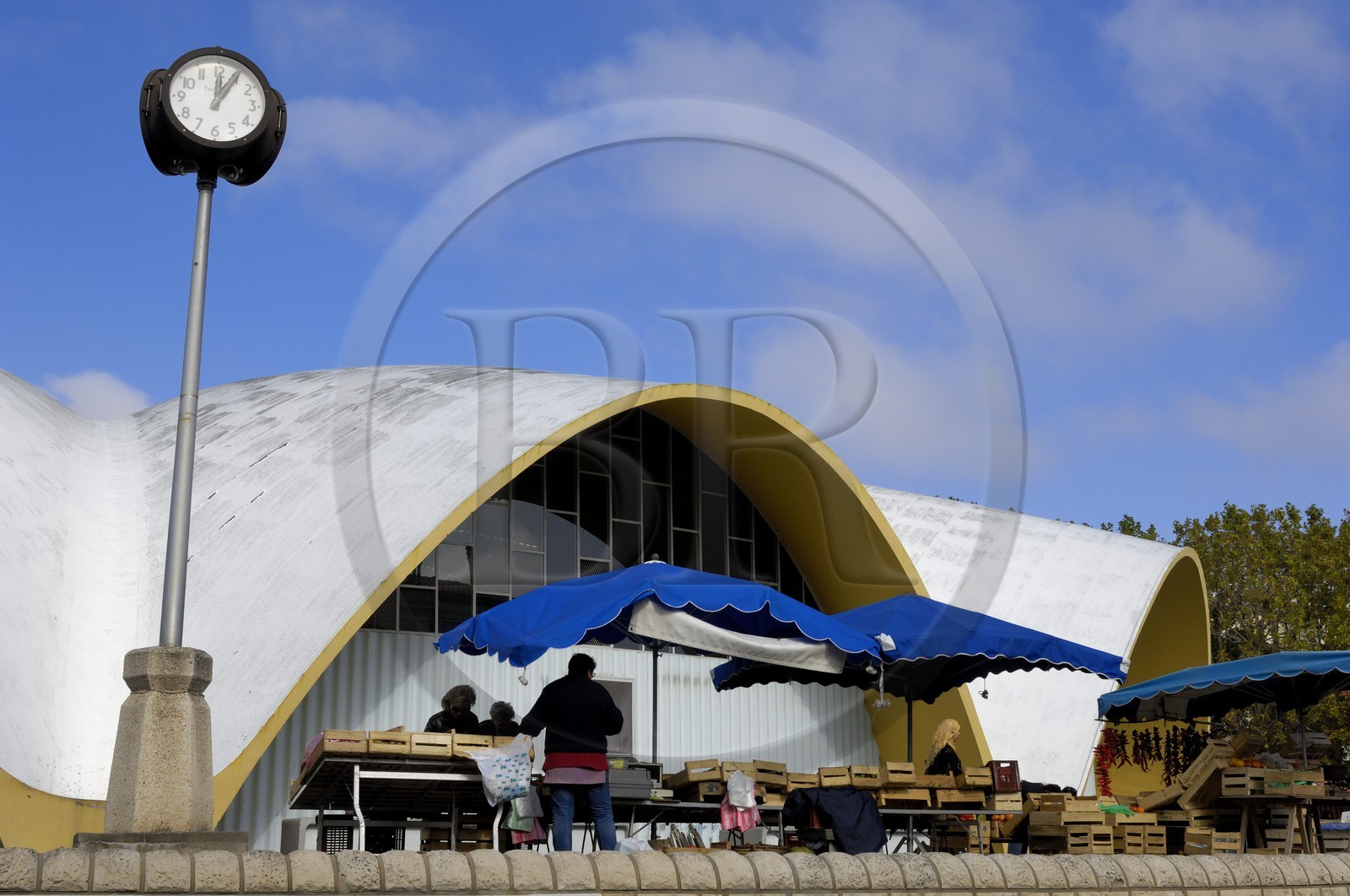 France, Charente-Maritime (17), Royan, le marché central
