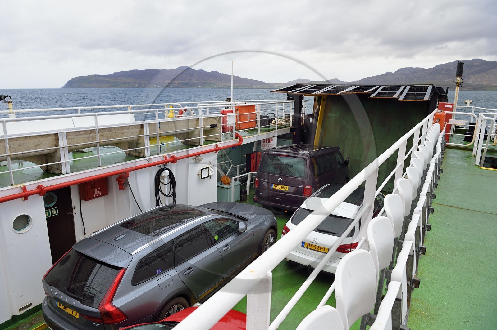 Royaume-Uni, Ecosse, Highland, Hébrides intérieures, Ile de Mull, ferry entre Tobermory et Kilchoan