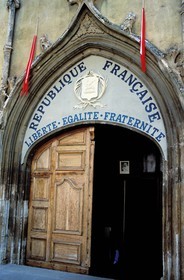 France, Var, Verdon Regional Natural Park, Aups, city hall