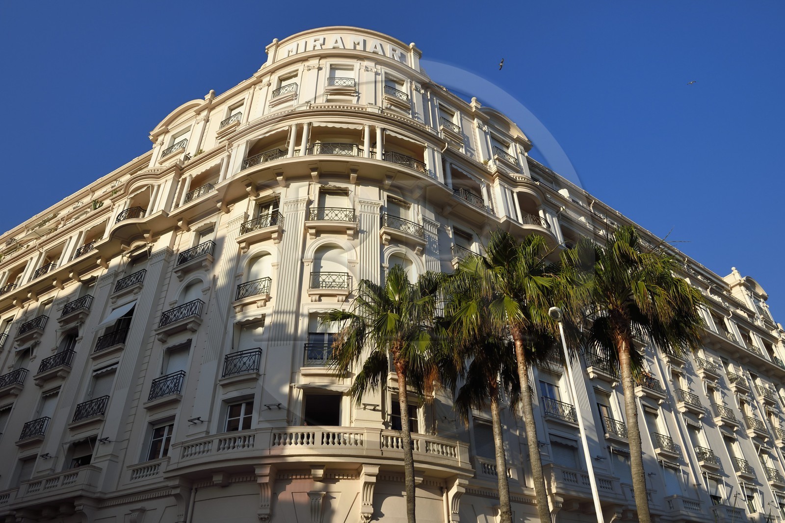 France, Alpes-Maritimes, Cannes, facade of the former Miramar palace