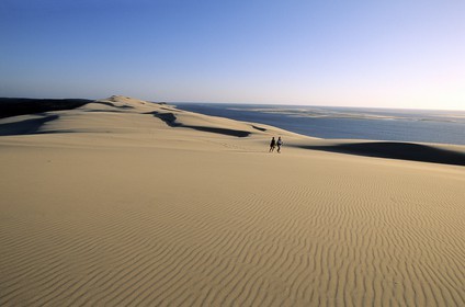 France, Gironde (33), Bassin d'Arcachon sommet de le dune du Pilat