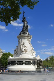 France, Paris (75), place de la République
