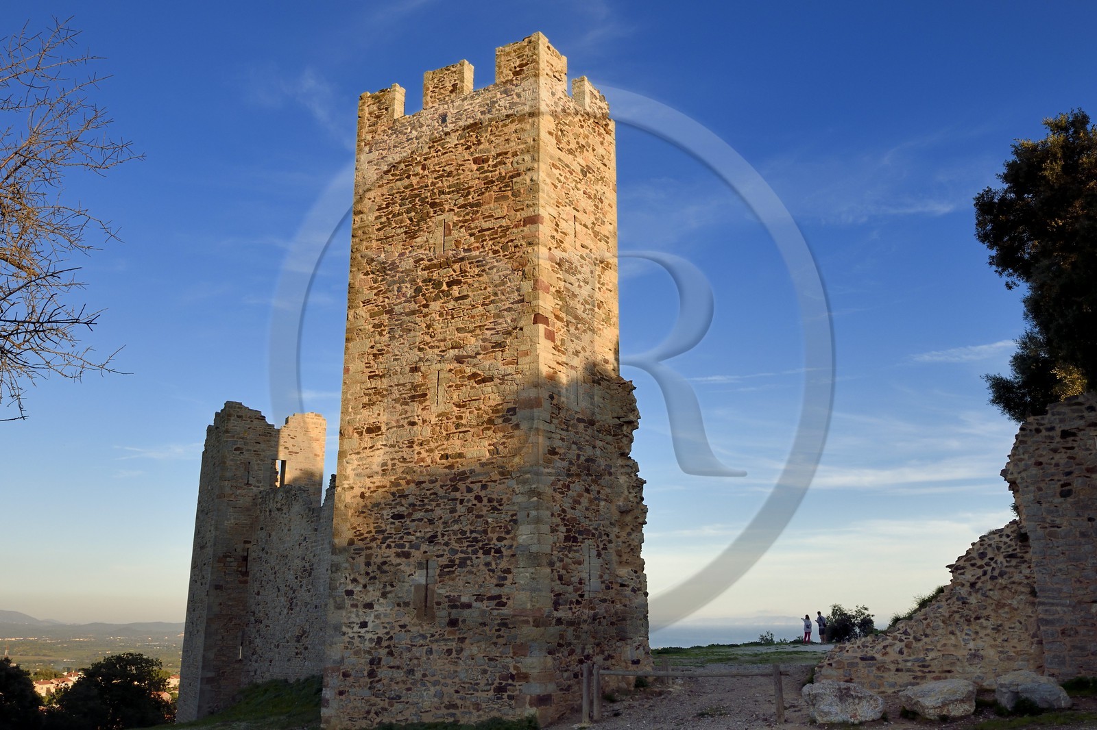 France, Var (83), Hyères, château de Saint Bernard (XIe siècle) (Monument Historique)
