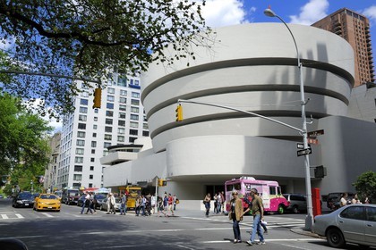 Etats-Unis, New York, Manhattan, musée Solomon R. Guggenheim de l'architecte Frank Lloyd Wright