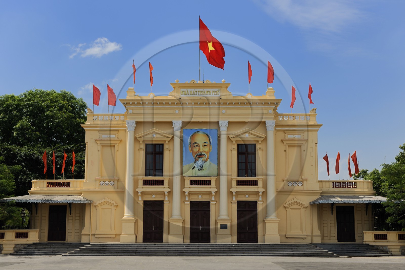 Vietnam, Haiphong, l'opéra