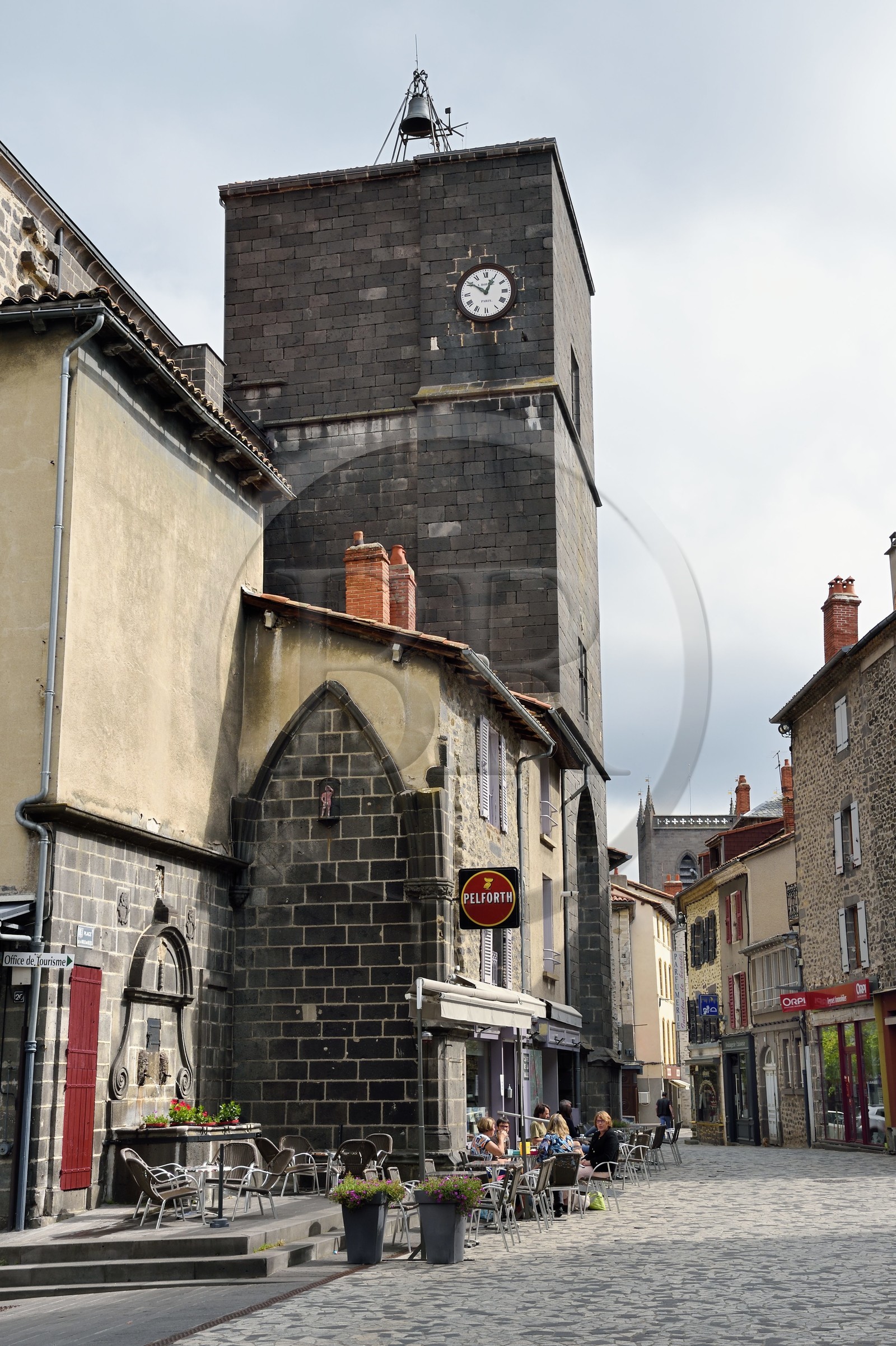 France, Cantal, Saint Flour, Halle aux Bleds former Notre Dame de la Collegiate Church