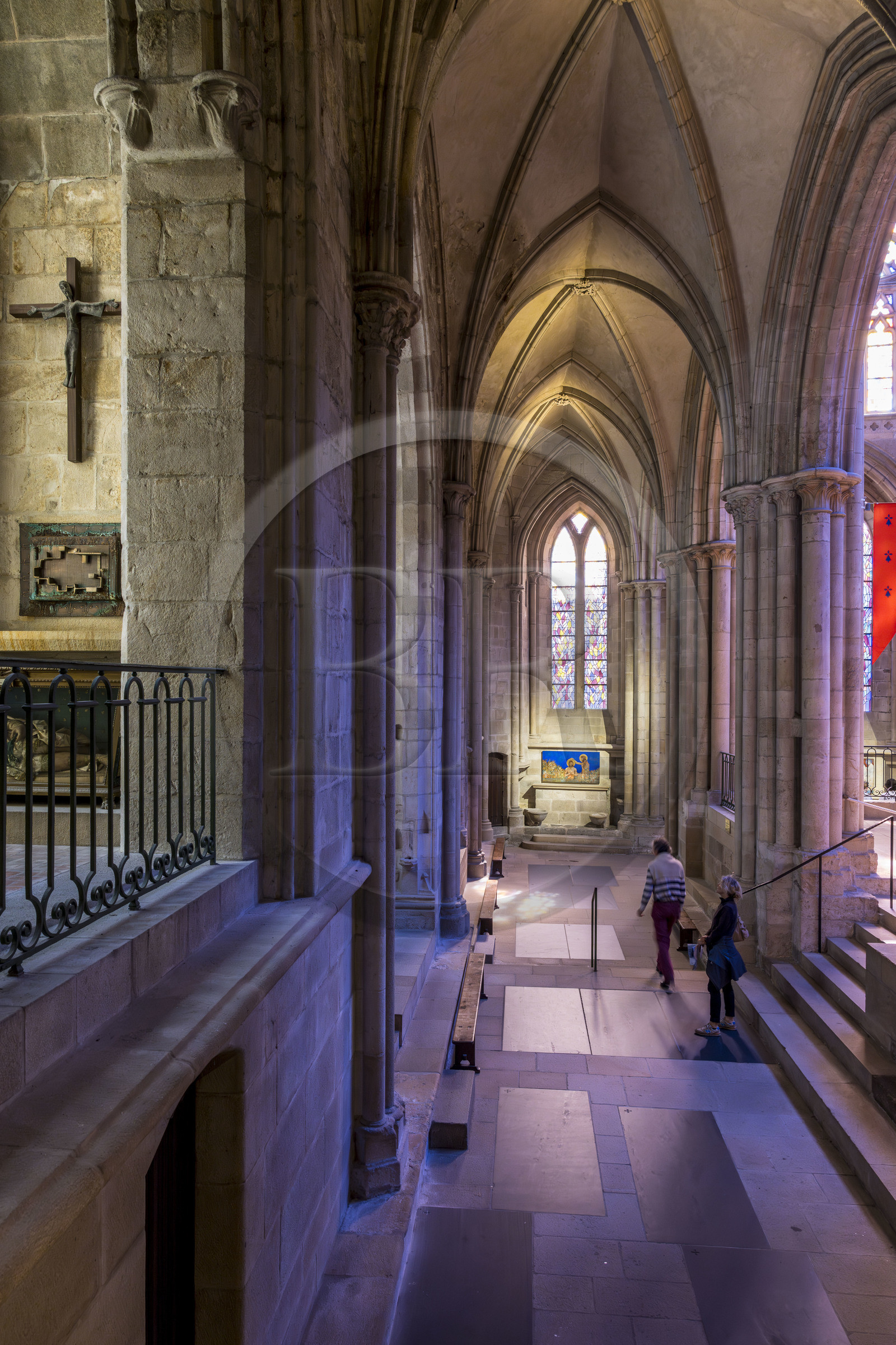 France, Ille et Vilaine, Cote d'Emeraude (Emerald Coast), Saint Malo, Saint-Vincent Cathedral of Saint-Malo