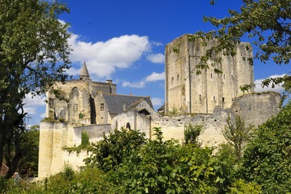 France, Indre-et-Loire (37), Loches, le donjon et la forteresse féodale