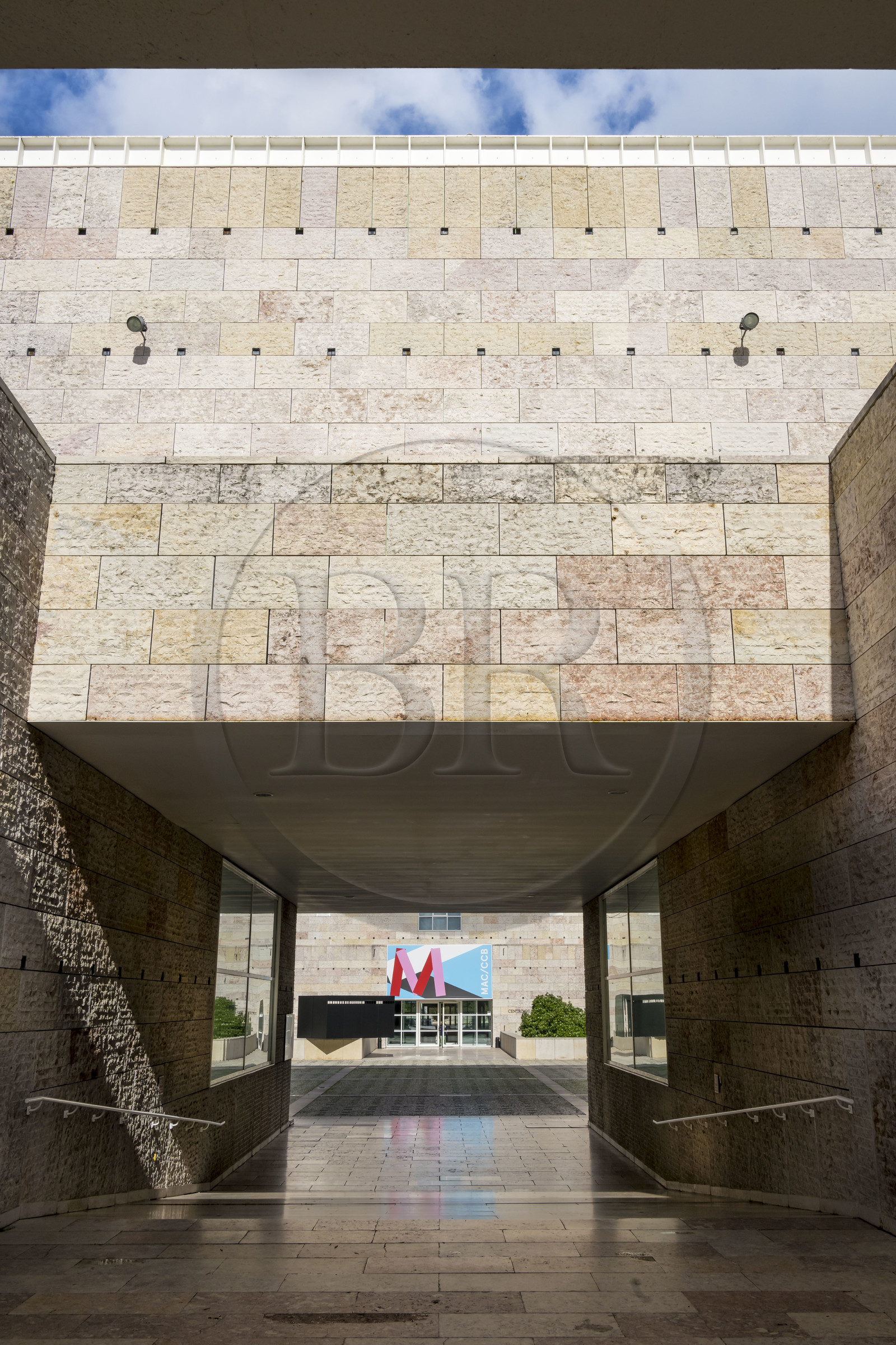 Portugal, Lisbon, Belem, Belem Cultural Centre MAC CCB by architects Vittorio Gregotti and Manuel Salgado