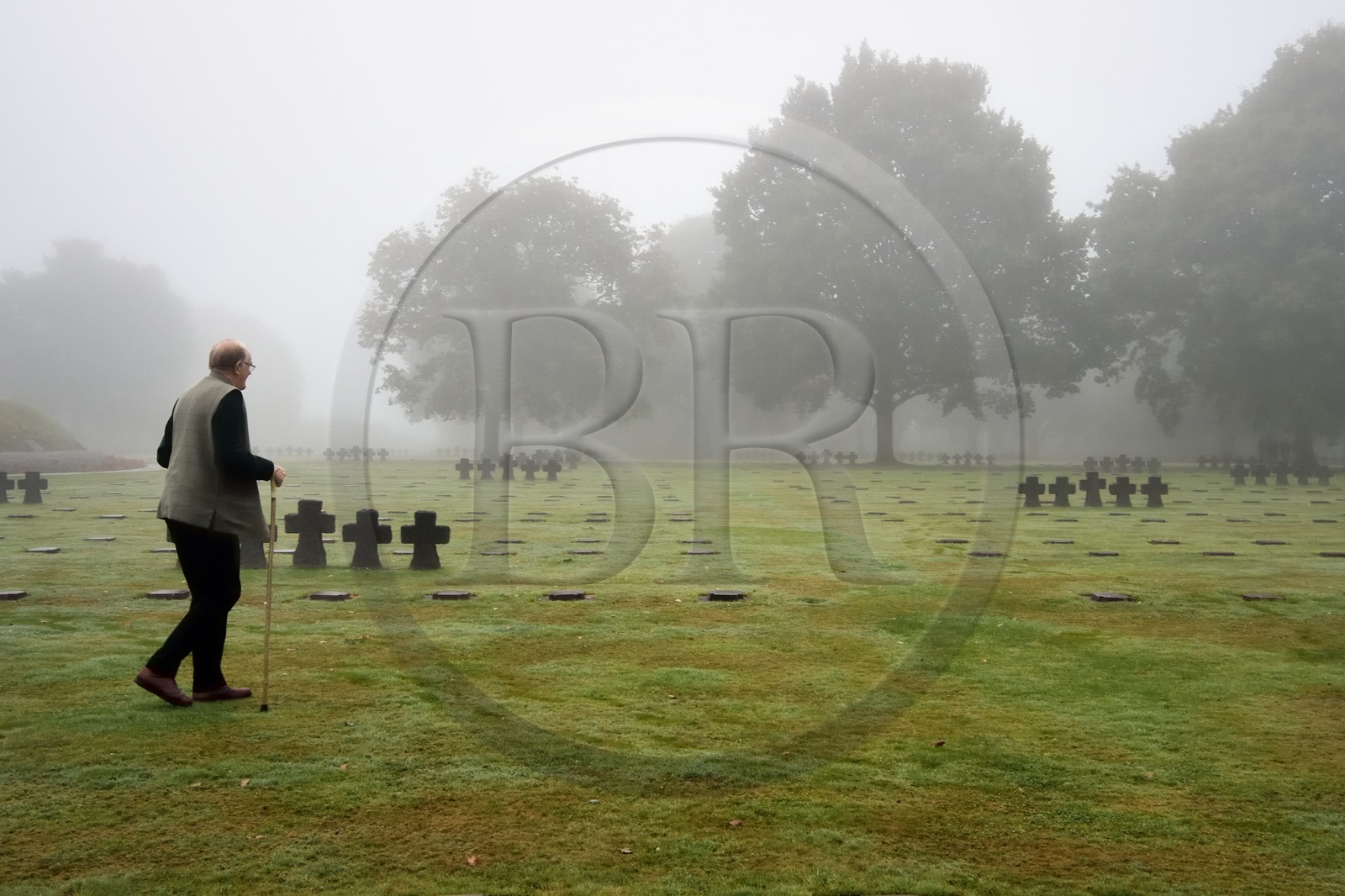 France, Calvados, La Cambe, German military cemetery of the second world war