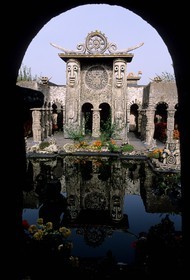 France, Mayenne, Cosse le Vivien, la Frenouse, Robert Tatin's work