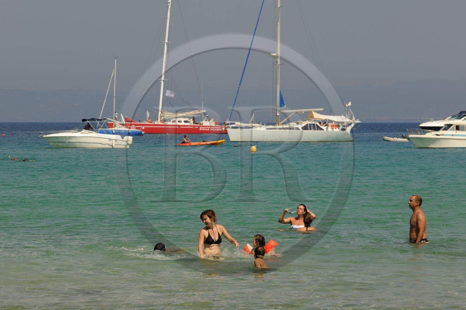 France, Var (83), Iles d'Hyères, parc national de Port-Cros, île de Porquerolles, la Plage Notre Dame