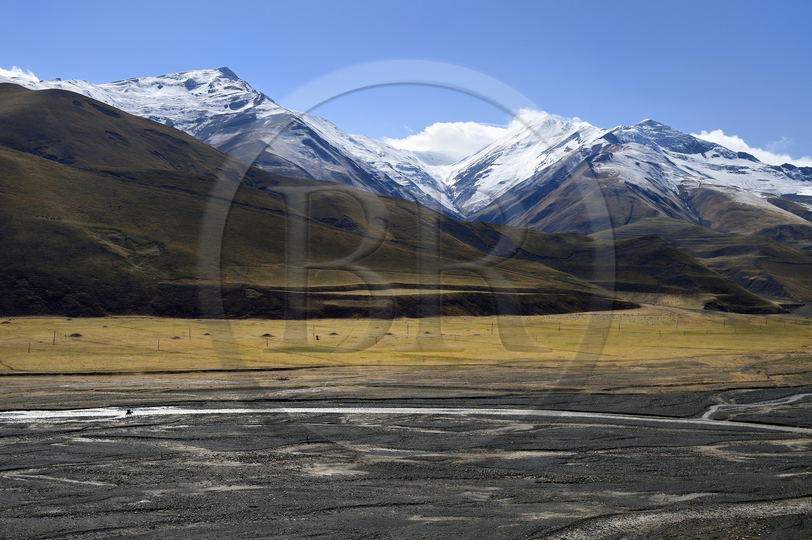Azerbaïdjan, région de Quba (Guba), chaine de montagne du Grand Caucase, la vallée de la route Xinaliq Yolu vers Khinalug