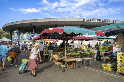 France, Morbihan (56), Lorient, Les halles de Merville