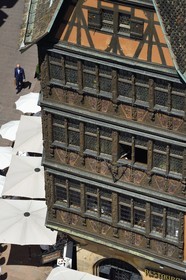 France, Bas Rhin, Strasbourg, old town listed as World Heritage by UNESCO, place de la cathedrale, the Kammerzell House from the 15th-16th century