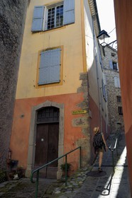 France, Alpes de Haute Provence, Entrevaux Medieval city fortified by Vauban, commandant of the fortress house