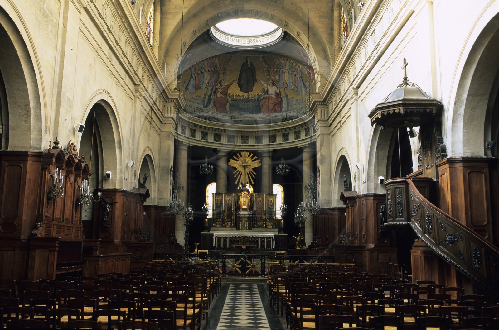 France, Paris (75), église Sainte-Elisabeth