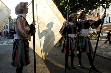 Belgium, Brussels, Ommegang festival