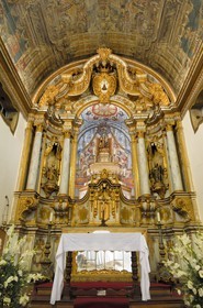 Brésil, Etat du Minas Gerais, ville de Diamantina, centre historique classé Patrimoine Mondial de l 'UNESCO, igreja Nossa Senhora do Carmo, église Notre-Dame du Carme (Route de l'or, Estrada Real)