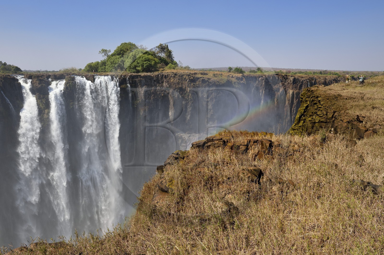 Zimbabwe, province de Matabeleland septentrional, fleuve Zambèze, les Chutes Victoria, classées Patrimoine Mondial de l'UNESCO