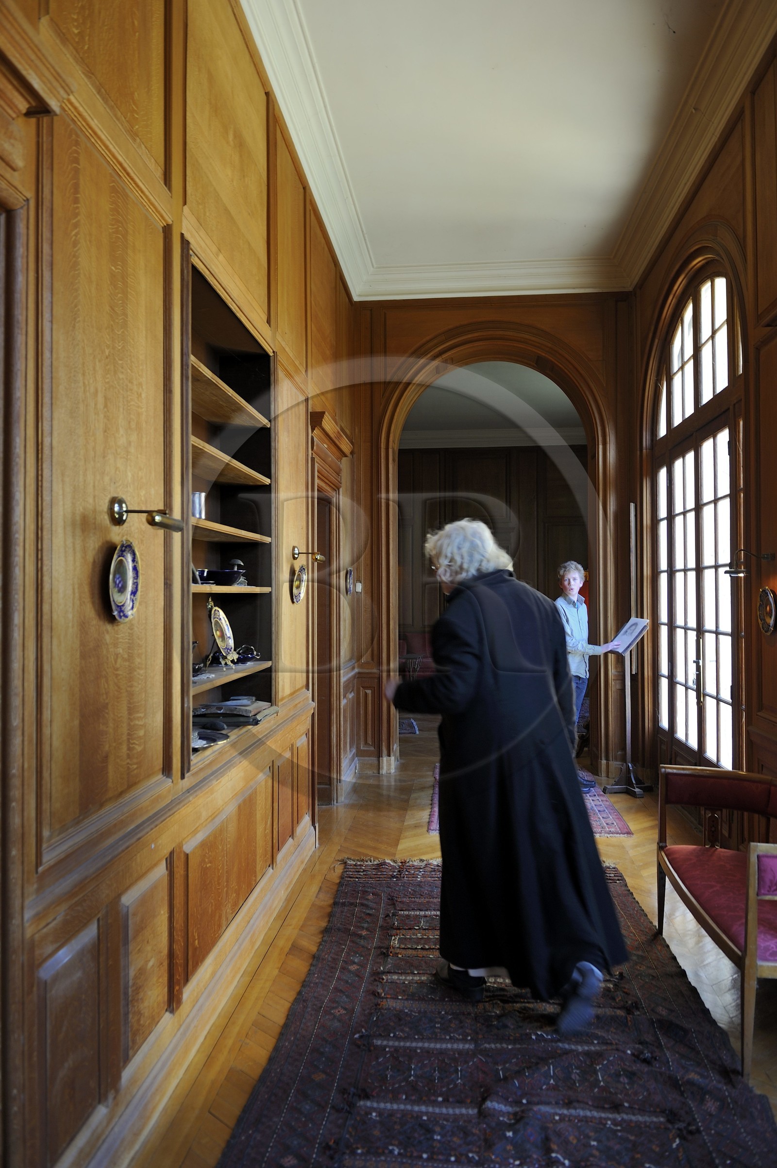 France, Yvelines (78), Maisons-Laffitte, le peintre suédois Odd Nerdrum