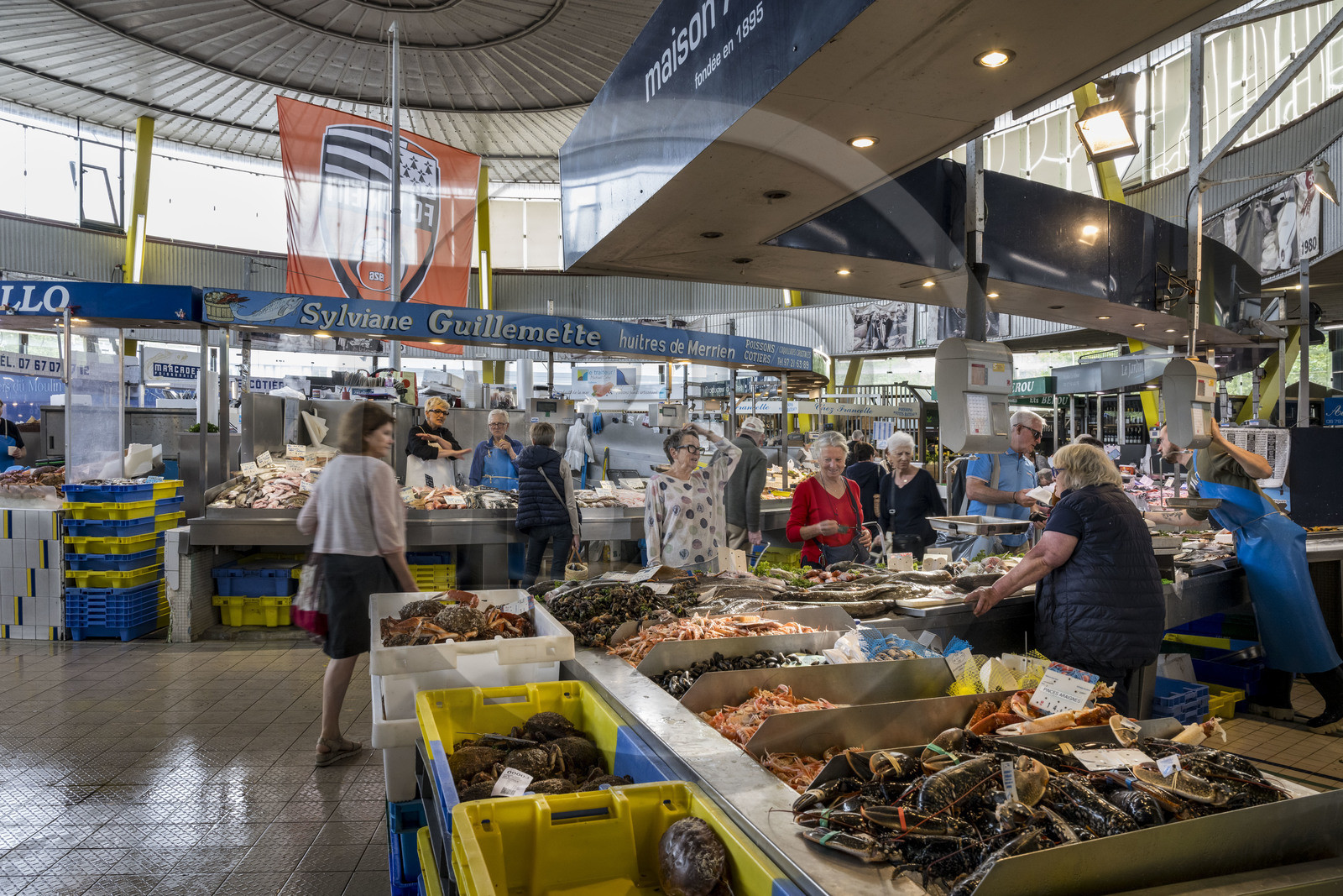 France, Morbihan (56), Lorient, Les halles de Merville