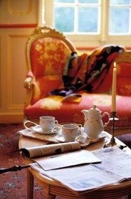 France, Haute-Saône (70), village de Gray, l' hôtel restaurant du château de Rigny