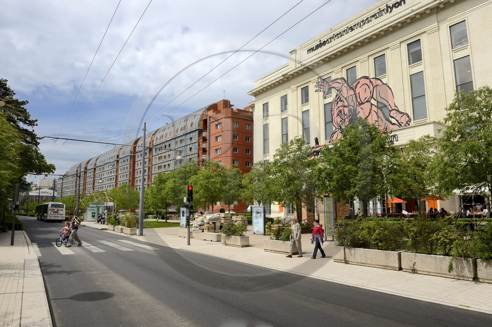 France, Rhône (69), Lyon, la Cité Internationale conçu par l'architecte Renzo Piano,