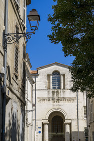 France, Charente-Maritime (17), La Rochelle, l'Hopital d'Auffredy au bout de la rue Nicolas Venette