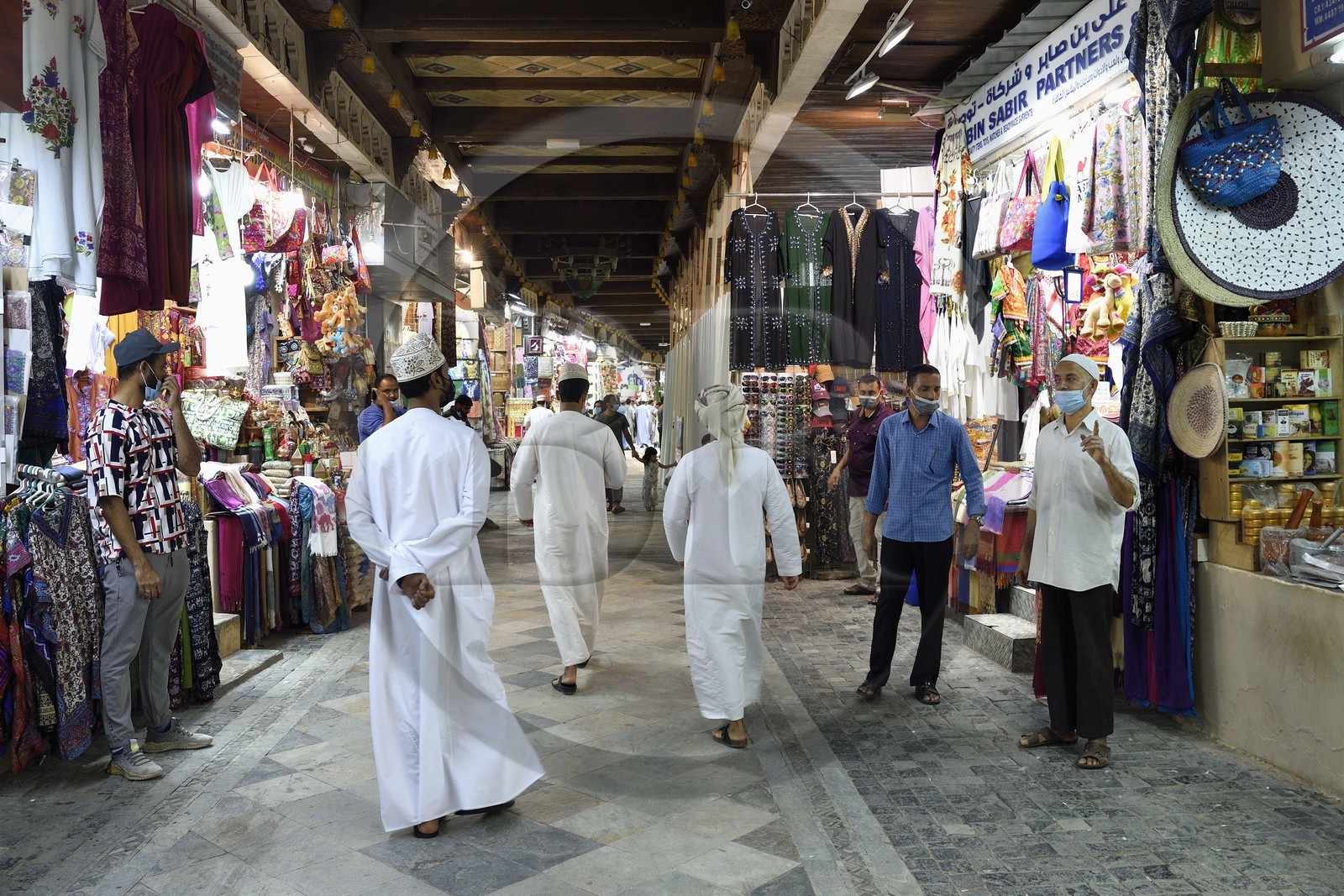 Sultanate of Oman, Muscat, old Muscat, the souk of Muttrah