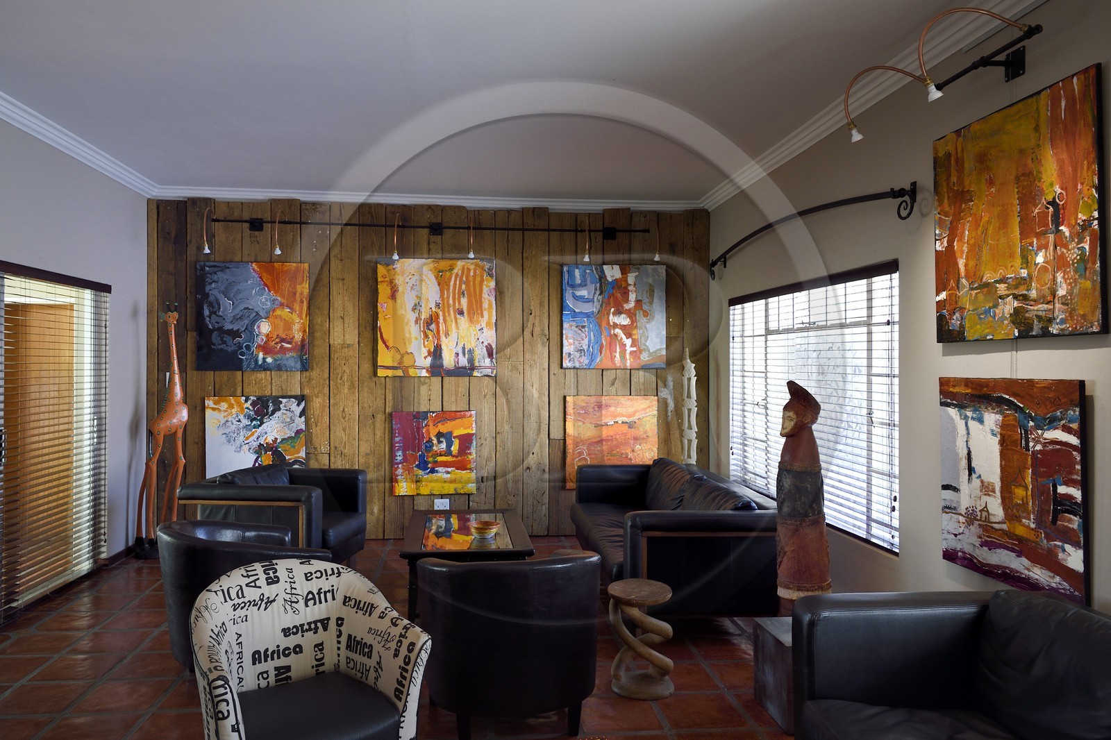 Namibie, région de Khomas, Windhoek, Londiningi Guest House