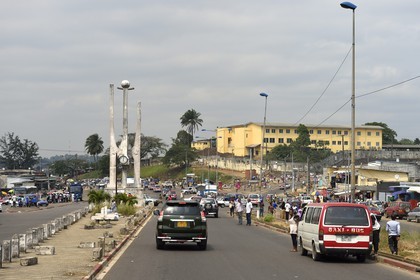 Gabon, Libreville, on the Route National 1 (state highway)