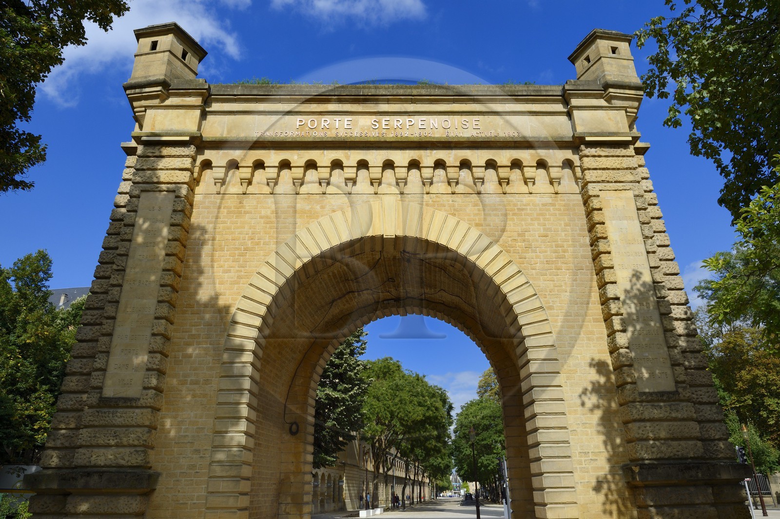 France, Moselle, Metz, the Serpenoise gate